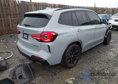 2023 BMW X3 xDrive30I из США, поврежденный, VIN 5UX53DP06P9R73334